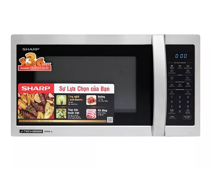 Lò vi sóng có nướng Sharp R-G52XVN-ST 25 lít