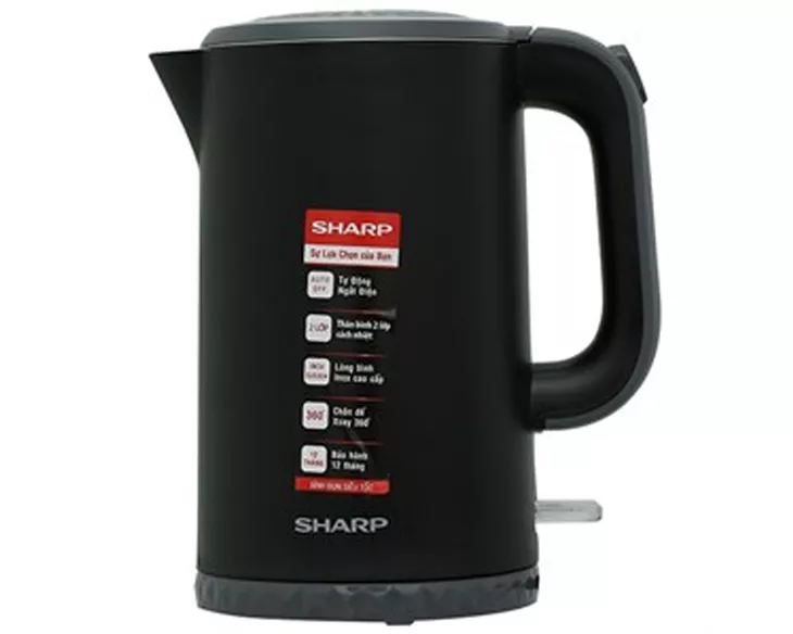 Bình đun siêu tốc Sharp 1.7 lít EKJ-17EVPS-BK