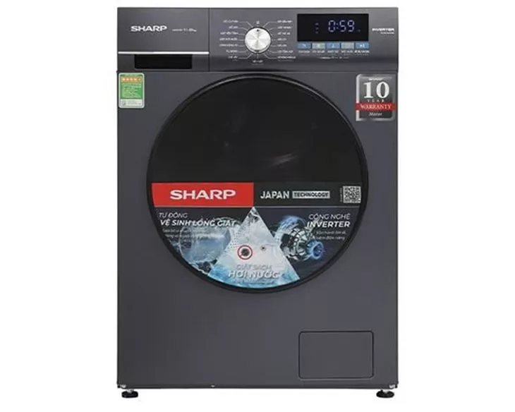 Máy giặt Sharp Inverter 11 kg ES-FM110CB-SB