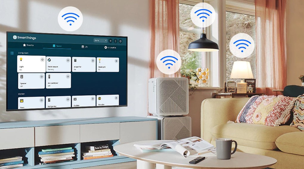 Smart Tivi QLED Samsung 4K 55 inch QA55QN70D - Tiện ích