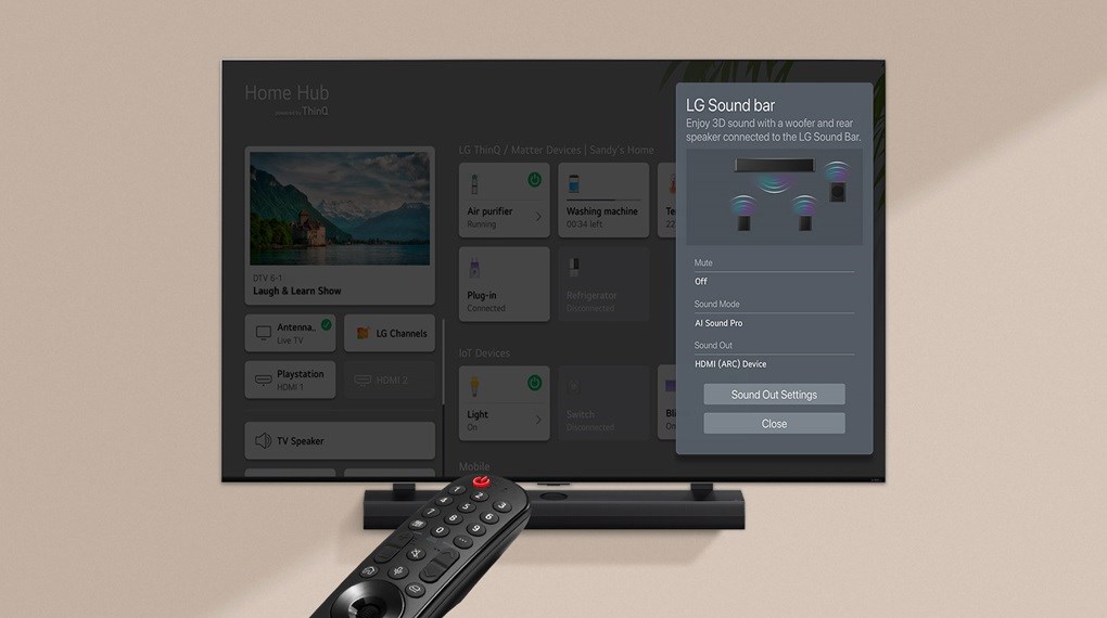 Smart Tivi LG 4K 86 inch 86UT8050PSB - Tiện ích