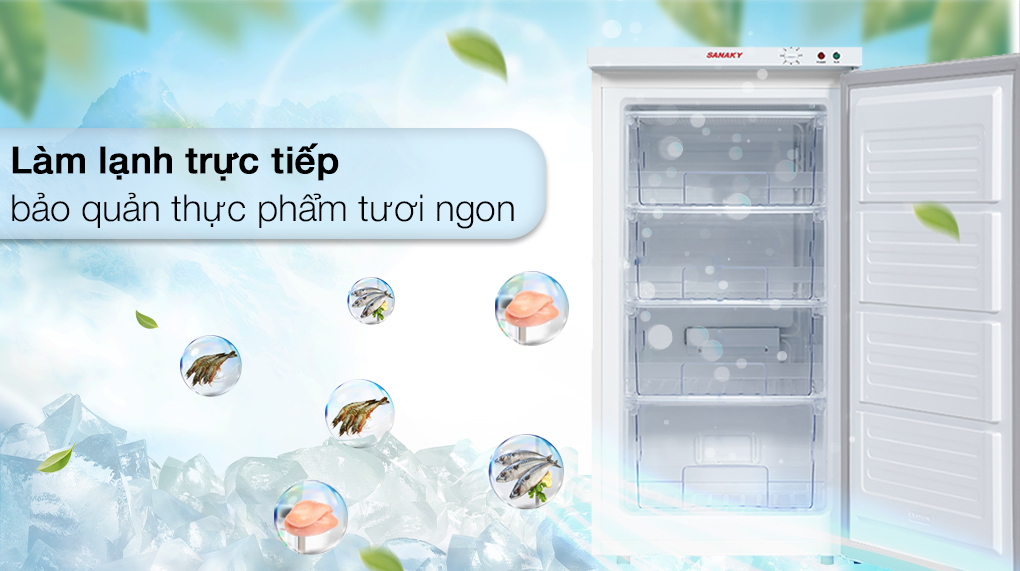 Tủ đông Sanaky 118 lít TD.VH160VD - Công nghệ làm lạnh