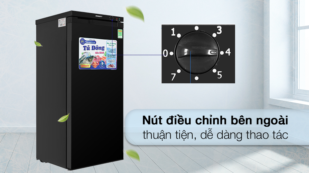 Tủ đông Sanaky Inverter 150 lít TD.VH180VD3 - Tiện ích
