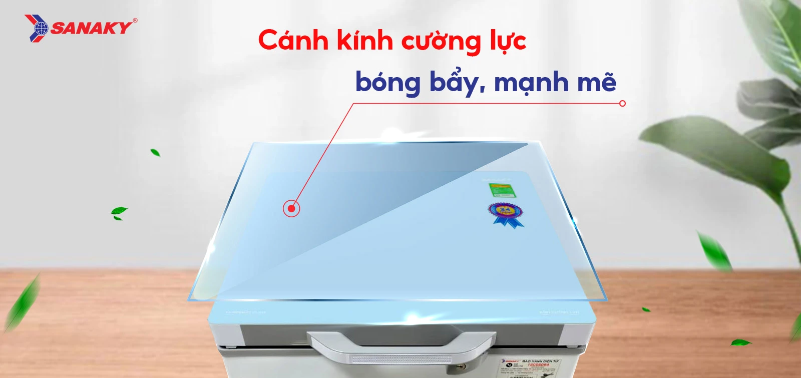 Cánh kính cường lực bóng bẩy mạnh mẽ