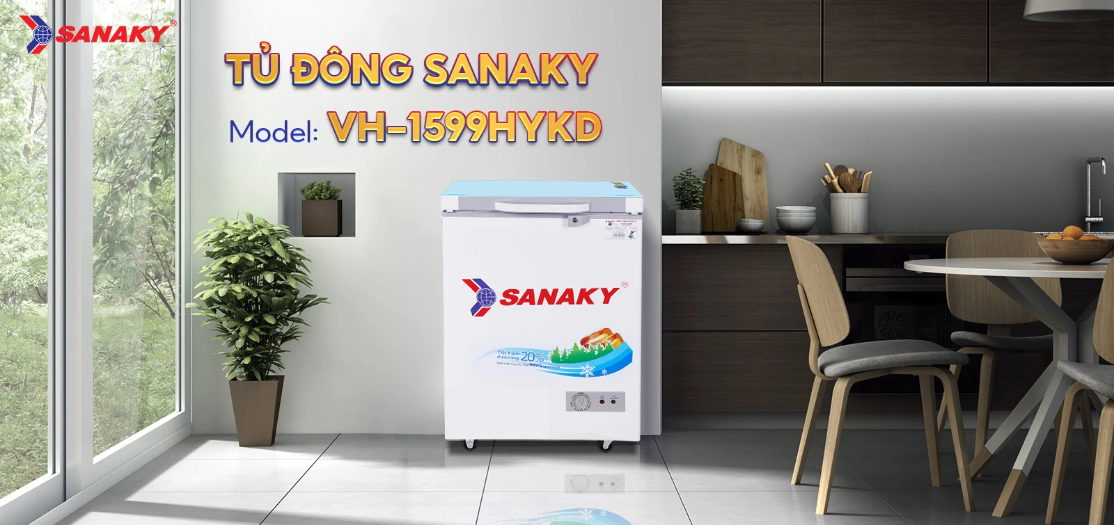 Tủ Đông Sanaky VH-1599HYKD