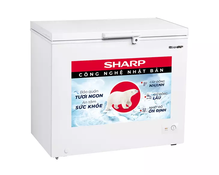 Tủ Đông Sharp 251 lít FJ-C251V-WH