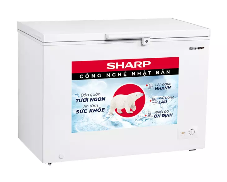 Tủ Đông Sharp 380 lít FJ-C380V-WH