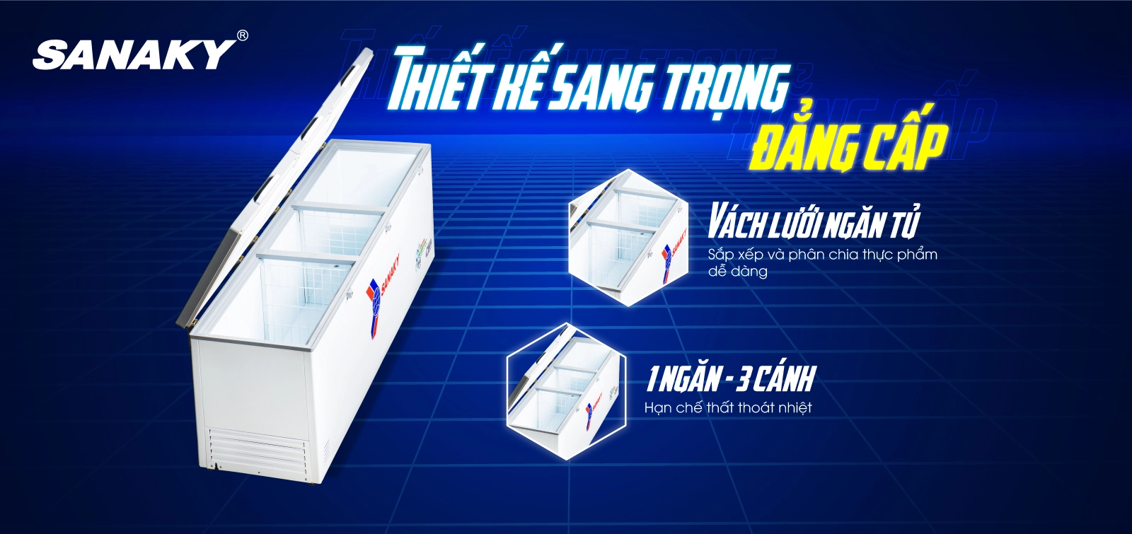 Thiết kế tủ đông sang trọng đẳng cấp