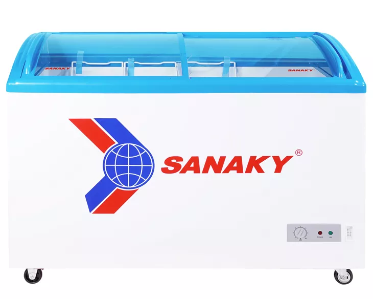 Tủ Đông Kính Cong Sanaky 340 Lít VH-482K