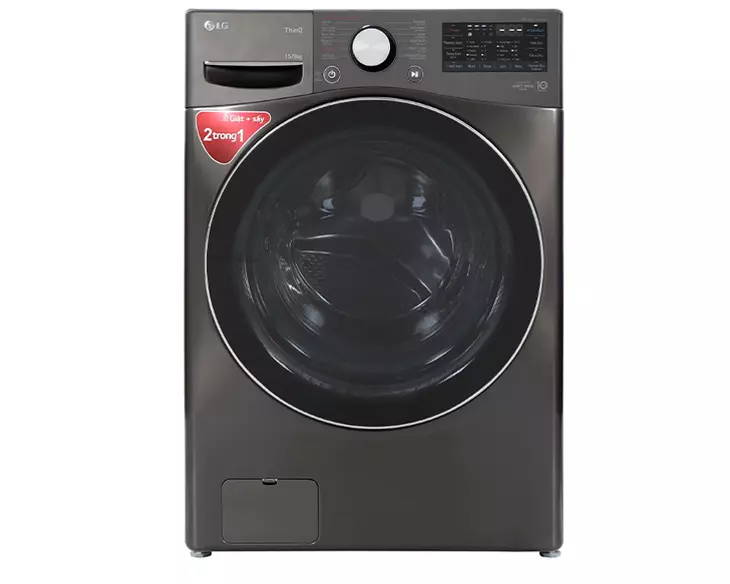 Máy giặt sấy LG Inverter 15/8 kg F2515RTGB
