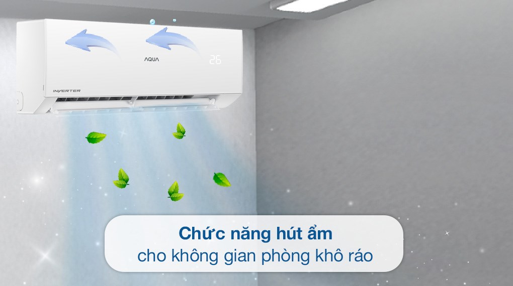 Máy lạnh AQUA Inverter 1.5 HP AQA-RV13QA2 - Tiện ích