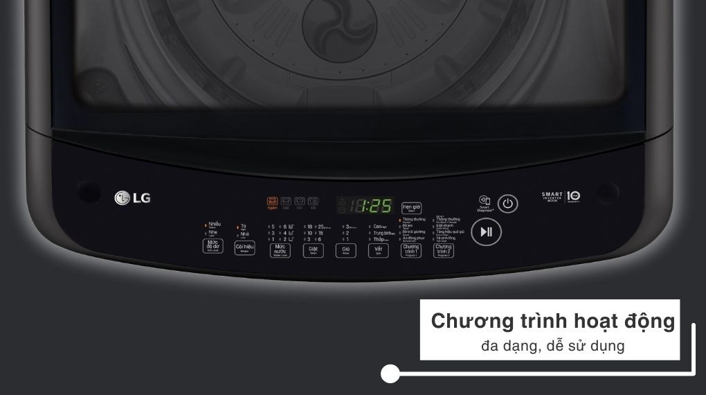 Máy giặt LG TurboDrum Inverter 10 kg T2310VS2B - chương trình hoạt động