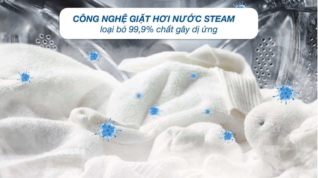 Máy giặt LG Inverter 9 kg FB1209S6M - Công nghệ giặt