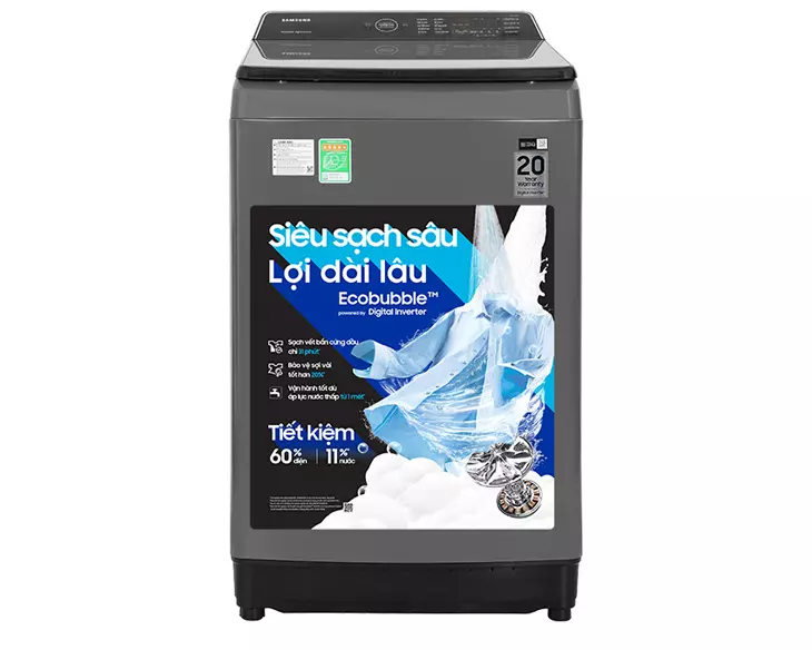 Máy giặt Samsung Inverter 10.5 kg WA10CG5745BD/SV