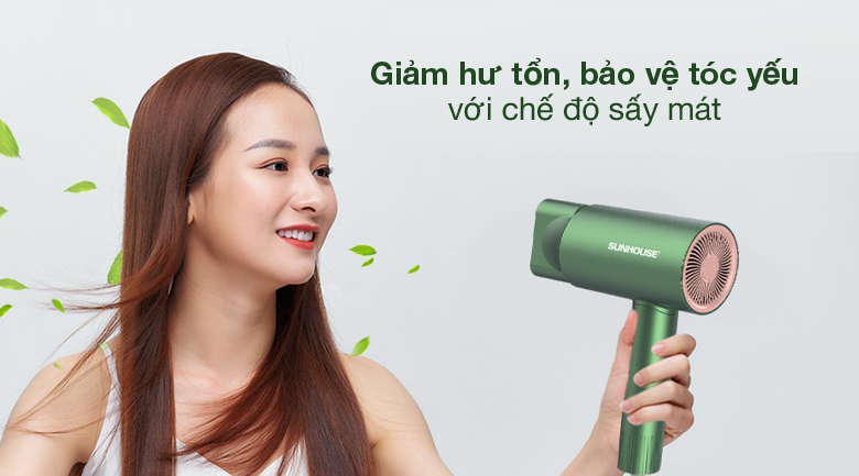 Sấy mát - Máy sấy tóc Sunhouse SHD2315B