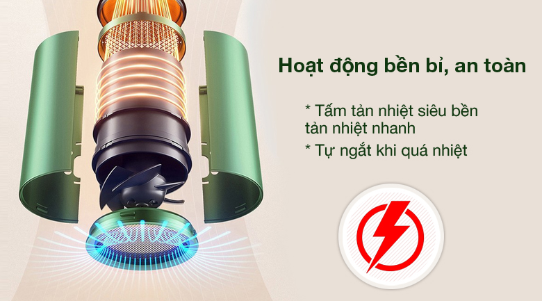 An toàn - Máy sấy tóc Sunhouse SHD2315B