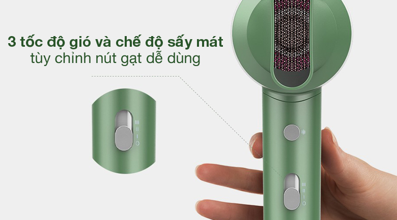 4 chế độ nhiệt - Máy sấy tóc Sunhouse SHD2315B