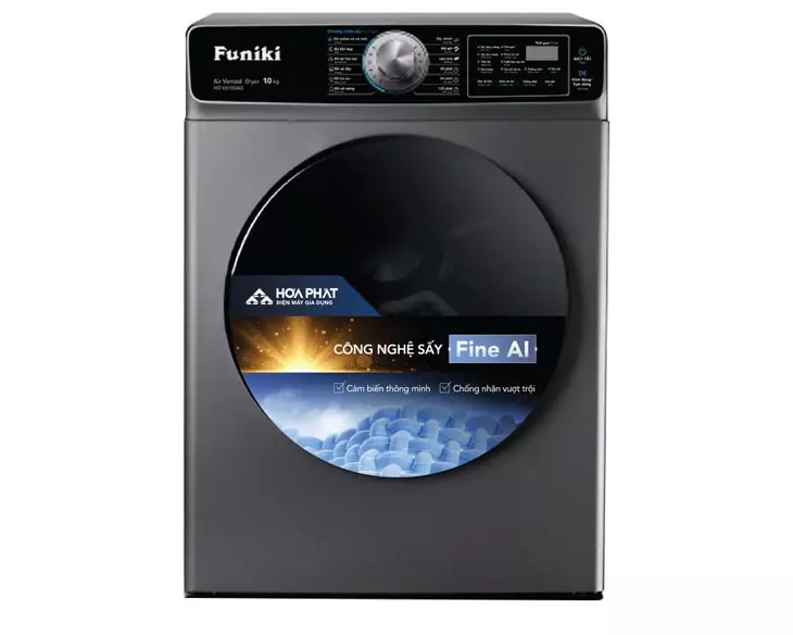 Máy sấy thông hơi Funiki 10 kg HD V6100AG