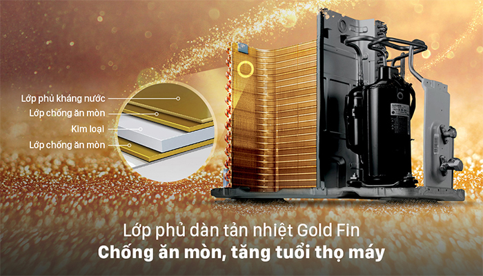 Dieu-hoa-am-tran-Casper-inverter-su-dung-dan-tan-nhiet-bang-dong