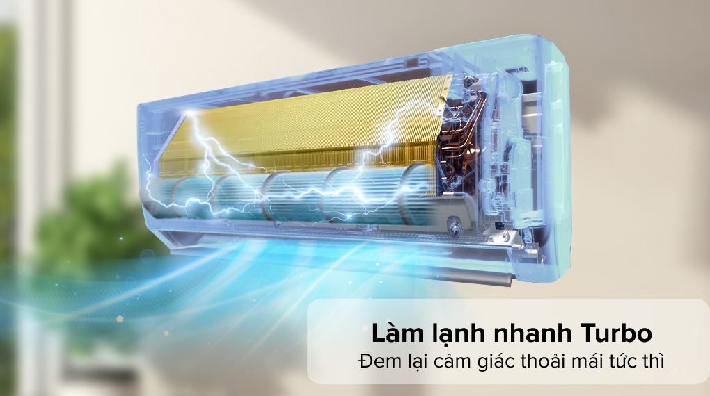 Điều hòa Gree Inverter 12000 BTU GWC12PB-K3D0P4 - Chế độ Turbo