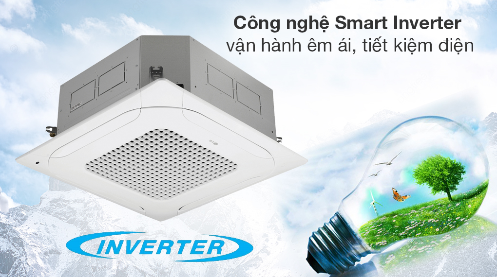Điều hòa âm trần LG Inverter 30000 BTU ZTNQ30GNLE0 - Công nghệ tiết kiệm điện