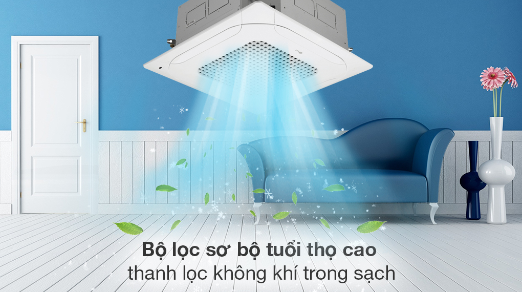 Điều hòa âm trần LG Inverter 30000 BTU ZTNQ30GNLE0 - Khả năng lọc không khí 