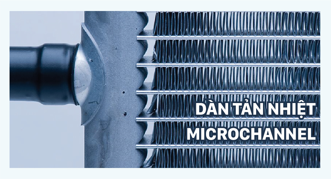 Dàn Tản Nhiệt Microchannel Chống Ăn Mòn