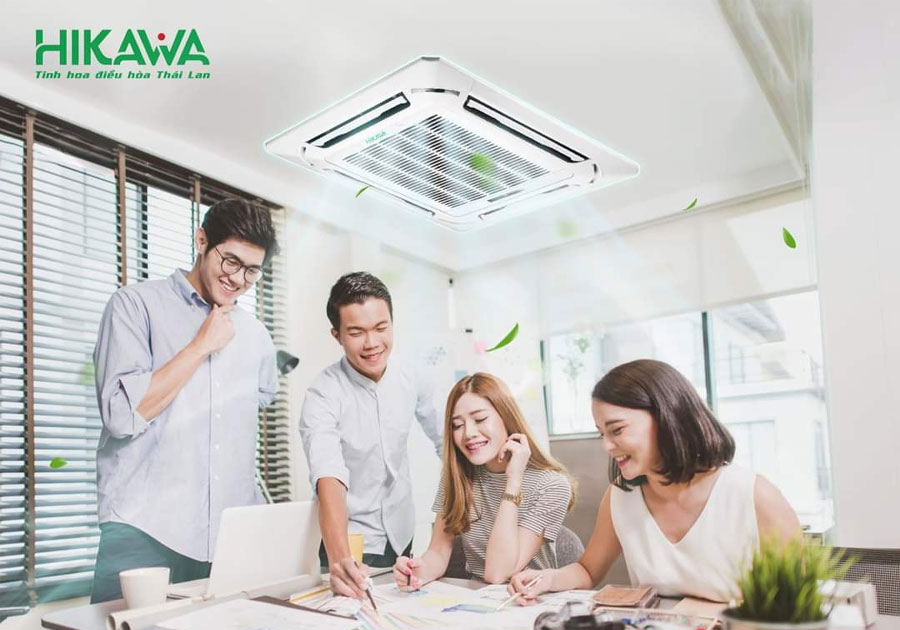 điều hòa hikawa cassette 40000btu 1 chiều cơ 