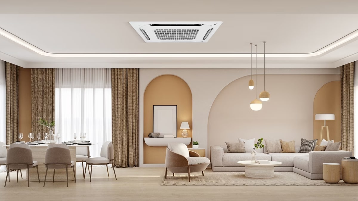 Máy Lạnh Âm Trần LG Inverter 4.0 HP ZTNQ36LNLA0/ZUAD3+PT-MCGW0 (3 Pha)