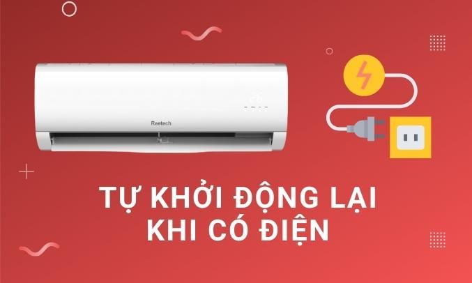 Máy lạnh Reetech 1 HP - Tự khởi động lại khi có điện
