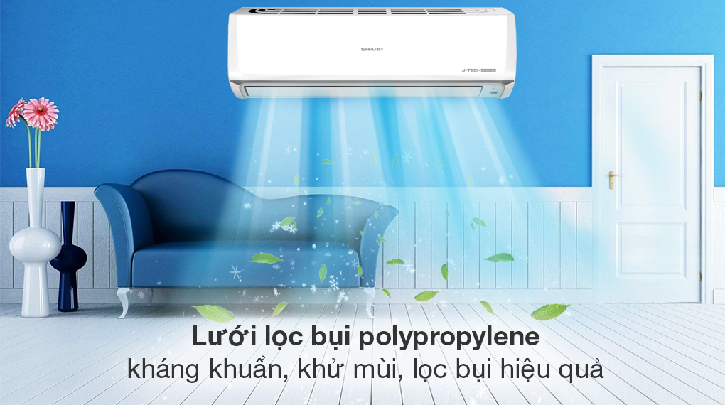 Điều hòa Sharp Inverter 18000 BTU AH-X18ZEW - Khả năng lọc không khí 