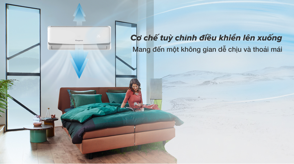 Máy lạnh Kangaroo 2 HP KGAC18CN - Cơ chế thổi gió