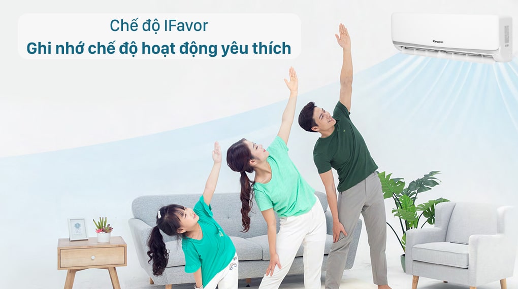 Máy lạnh Kangaroo 1.5 HP KGAC12CN - Chế độ iFavor