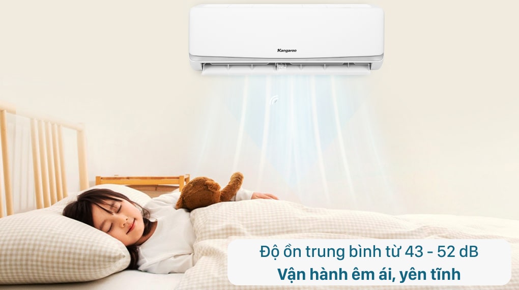 Máy lạnh Kangaroo 1.5 HP KGAC12CN - Độ ồn