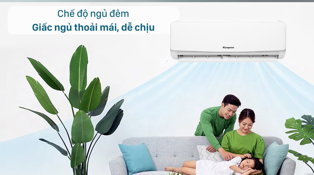 Máy lạnh Kangaroo 1.5 HP KGAC12CN - chế độ ngủ đêm