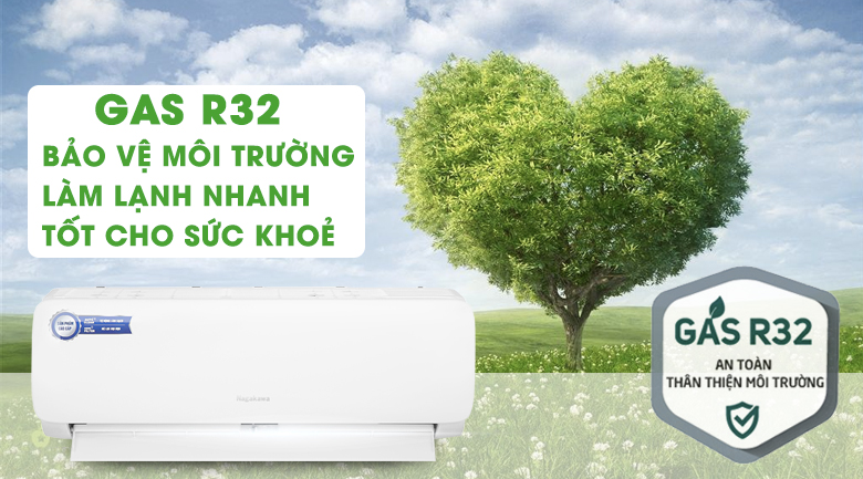 Máy lạnh Nagakawa 1HP NS-C09R2M09 - Gas R32