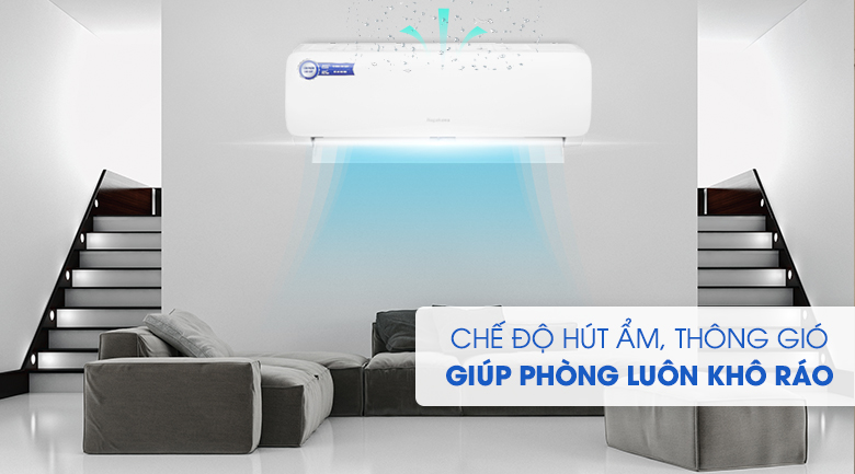 Máy lạnh Nagakawa 1HP NS-C09R2M09 - Hút ẩm thông gió