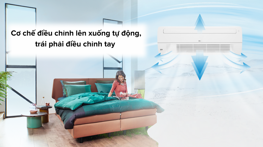 Dàn lạnh Multi LG Inverter 1.5 HP AMNQ12GTUA0/ PT-UAHW0 - Cơ chế thổi gió