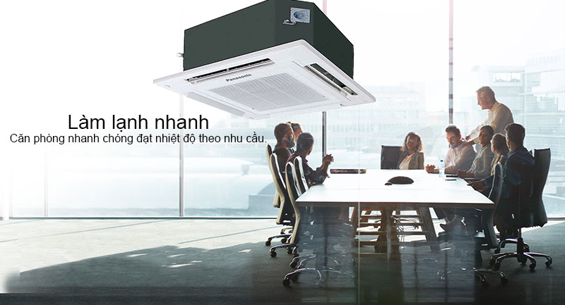 Tính năng làm lạnh nhanh giúp căn phòng đạt đến nhiệt độ cài đặt trong thời gian ngắn.