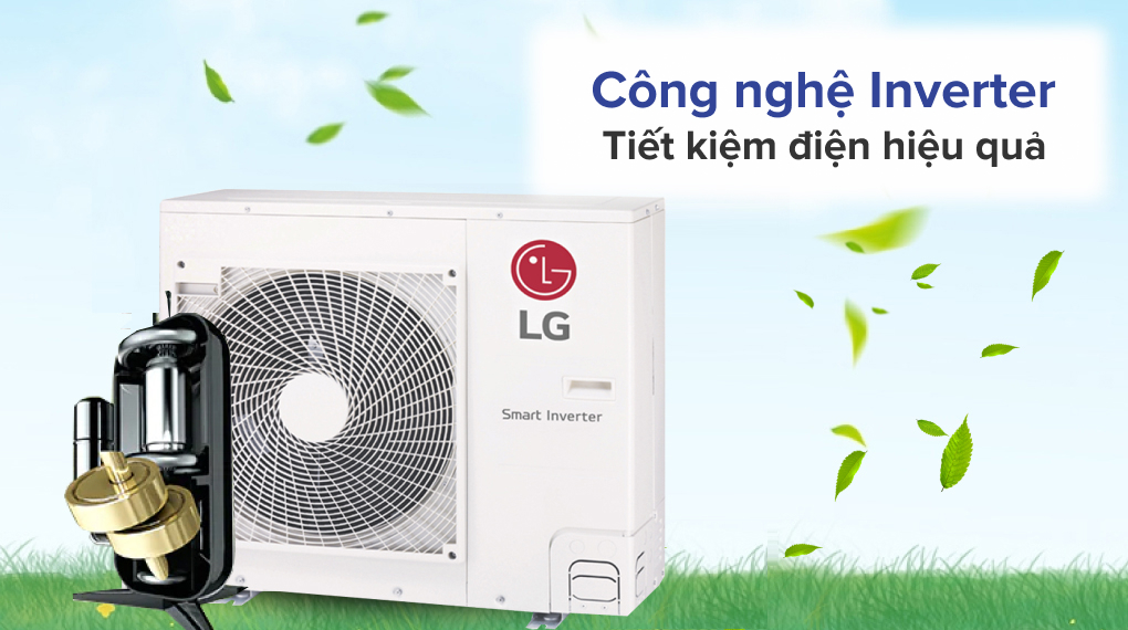 Dàn nóng Multi Inverter 5 HP LG A5UQ48GFA1 - Công nghệ tiết kiệm điện