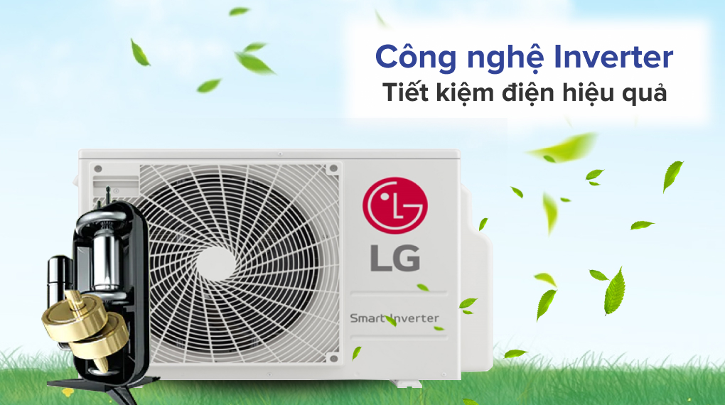 Dàn nóng Multi Inverter 3 HP LG A3UQ30GFD0 - Công nghệ Inverter