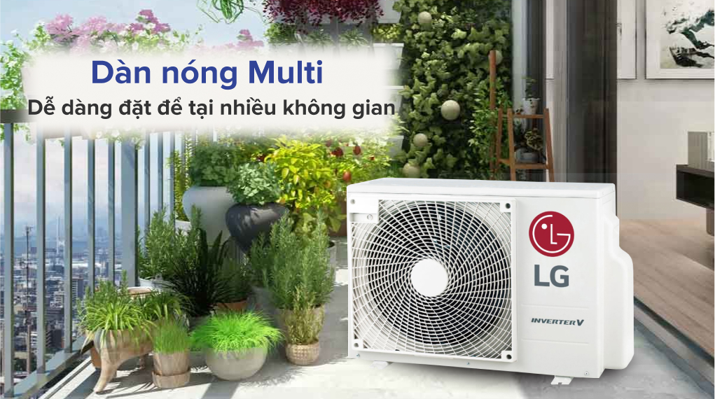 Dàn nóng Multi Inverter 3 HP LG A3UQ30GFD0 - Tổng quan thiết kế