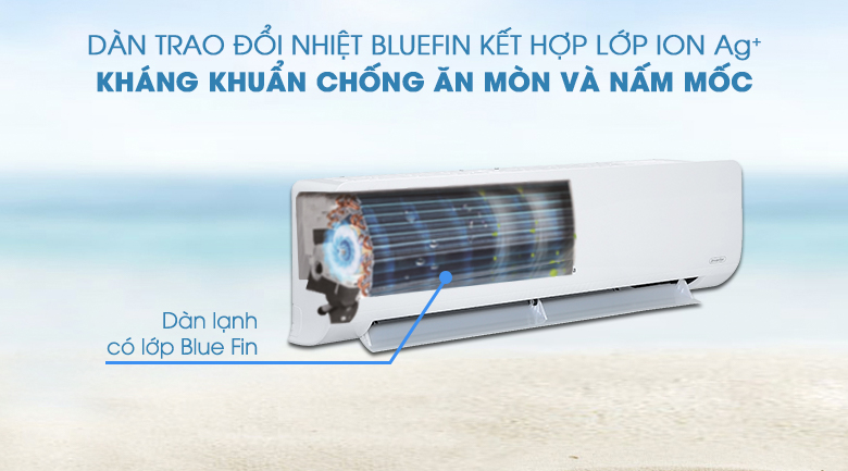 Máy lạnh Nagakawa NIS-C18R2H10 - Lớp phủ Blue Fin