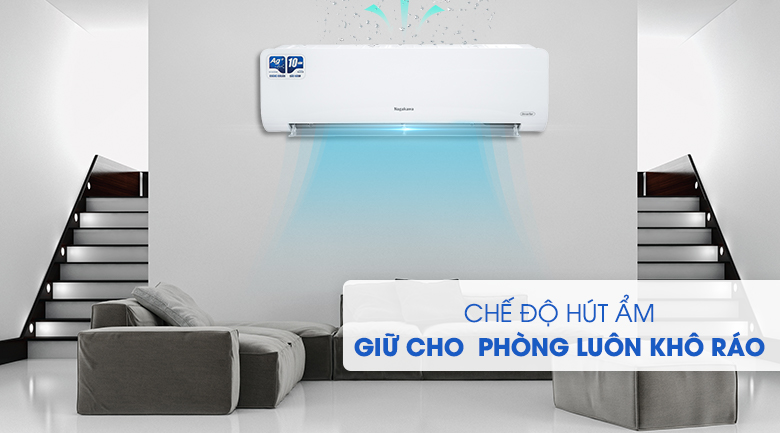 Máy lạnh Nagakawa NIS-C18R2H10 - hút ẩm