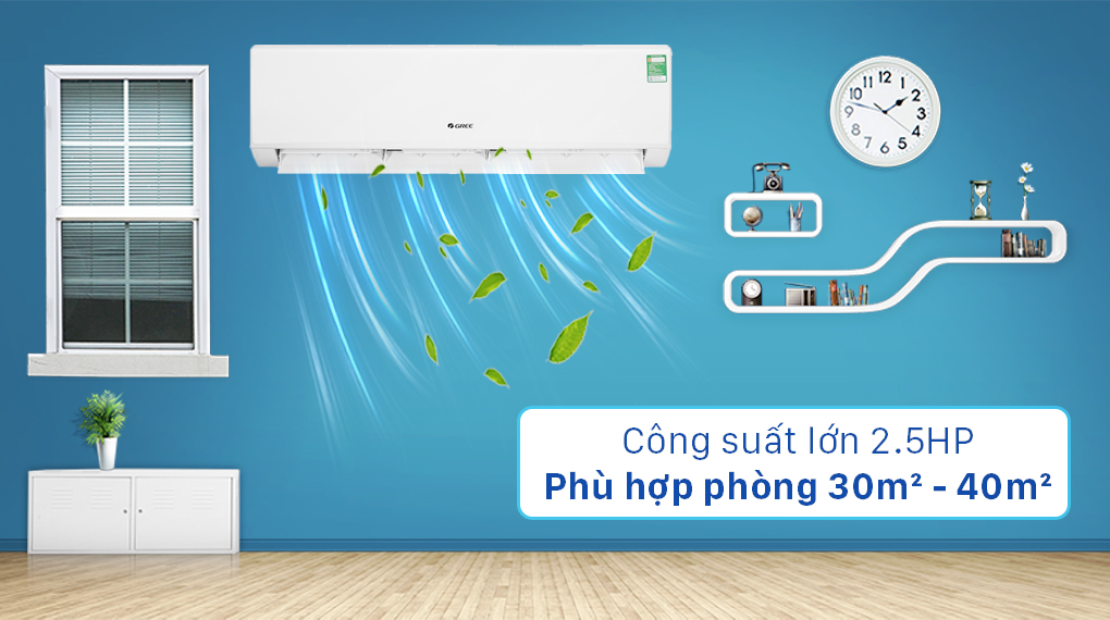 Máy lạnh Gree 2.5 HP GWC24KE-K6N0C4 - Công suất