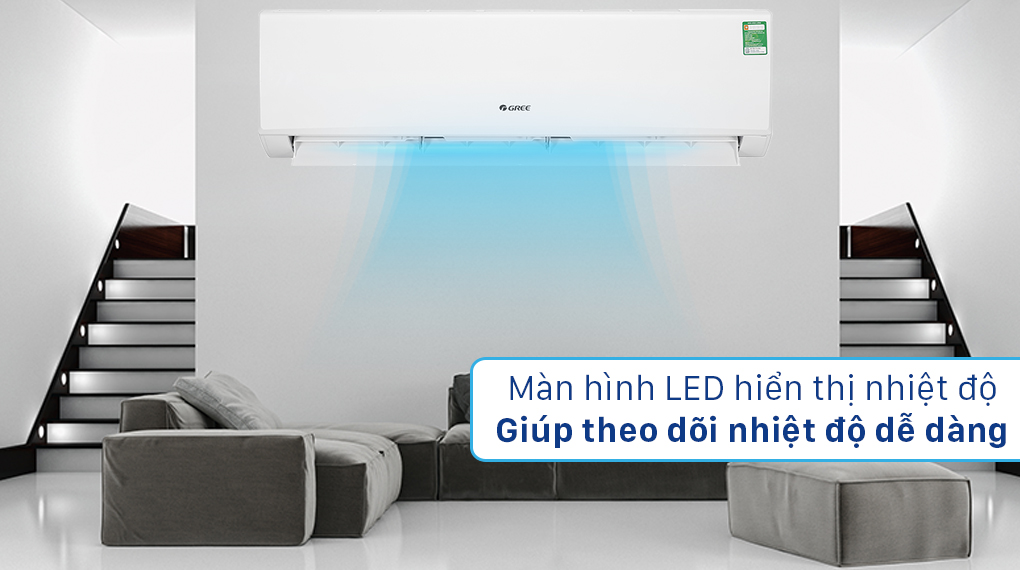 Máy lạnh Gree 2.5 HP GWC24KE-K6N0C4 - Màn hình LED