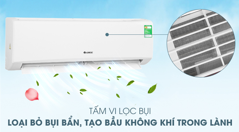 Tấm vi lọc bụi-Máy lạnh Gree 2 HP GWC18KD-K6N0C4