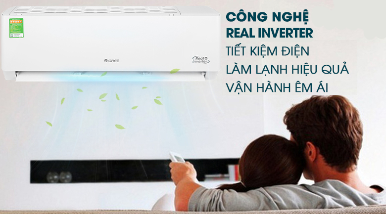 Máy lạnh Gree Inverter 1 HP GWC09PB-K3D0P4 - Công nghệ Real Inverter