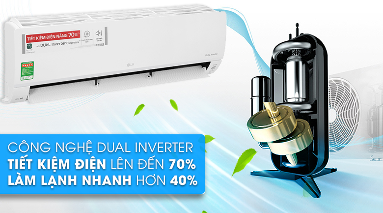 Máy lạnh LG Inverter 2 HP V18API1 - Dual Inverter