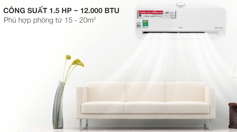 Công suất - Máy lạnh LG Inverter 1.5 HP V13APF
